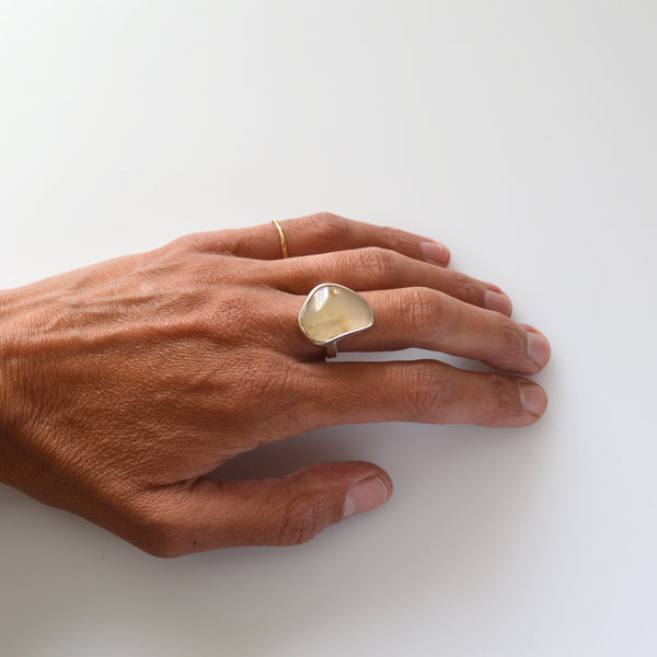 Carnelian and Sterling Ring - 6.5