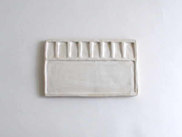 Ceramic Watercolor Palette with Case