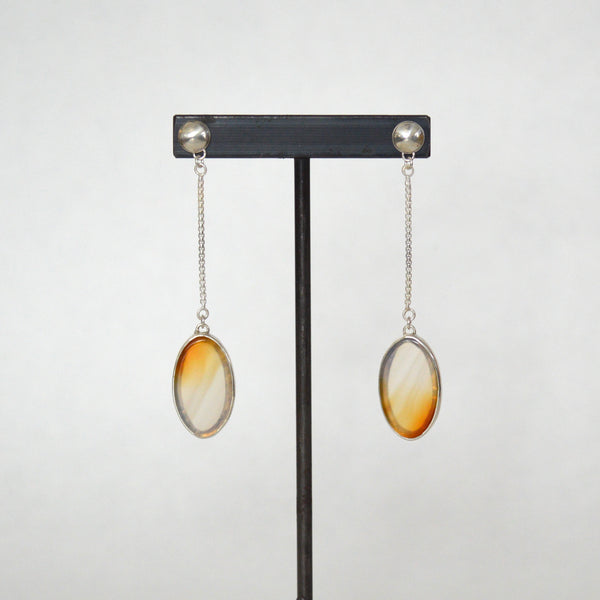 Carnelian Window Earrings