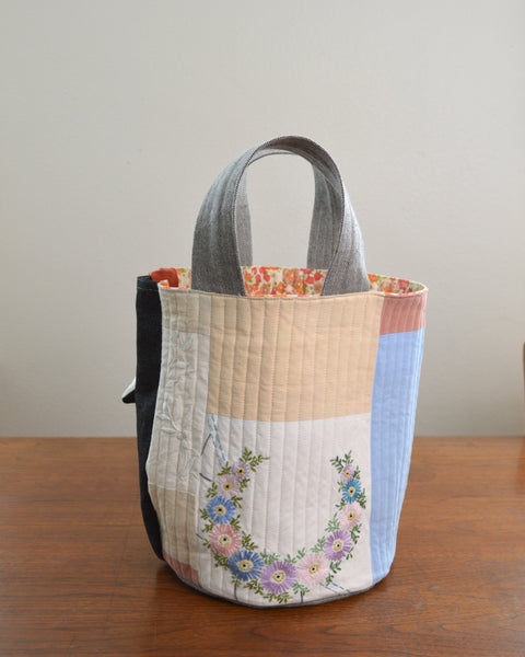 Quilted Bucket Tote