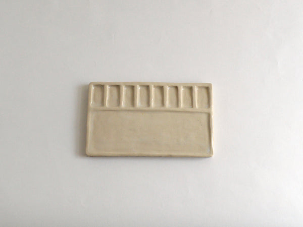 Ceramic Watercolor Palette with Case