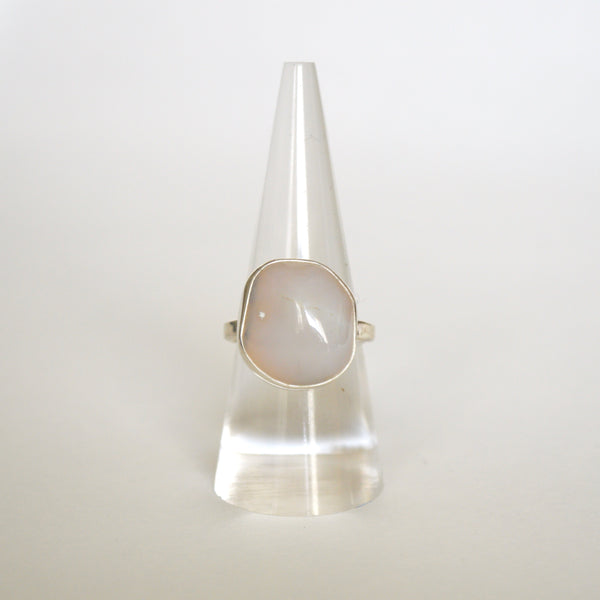 Ocean Agate and Sterling Ring - 8