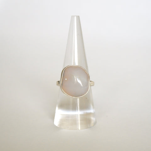 Ocean Agate and Sterling Ring - 8