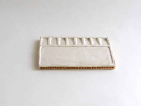 Ceramic Watercolor Palette with Case