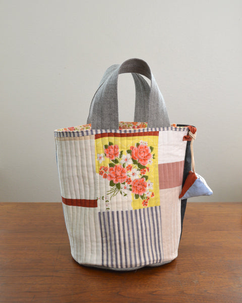 Quilted Bucket Tote