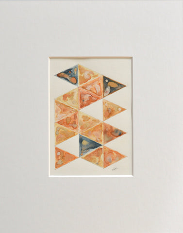 Equilateral Triangle #3 - Original Watercolor Painting
