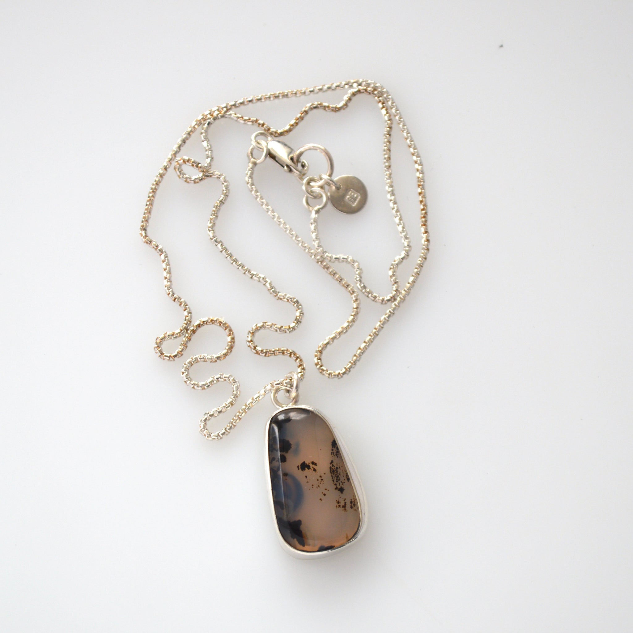 agate ネックレス 箱付き Montana Agate Necklace – Badlands Goods