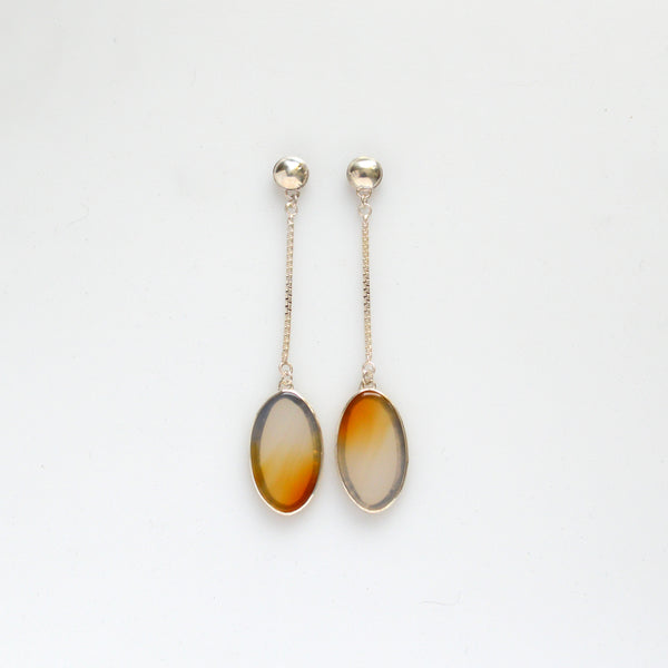 Carnelian Window Earrings