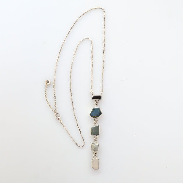 Tones of Blue Necklace