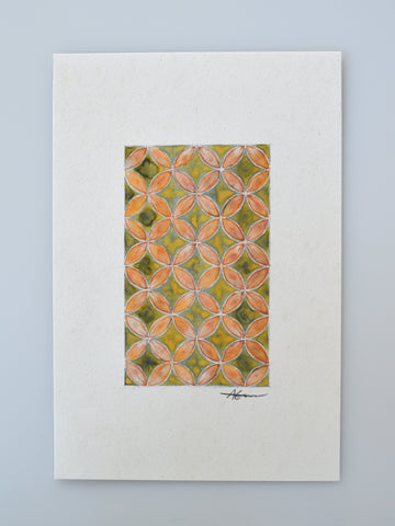 Shape Study, Circle - Original Watercolor Painting