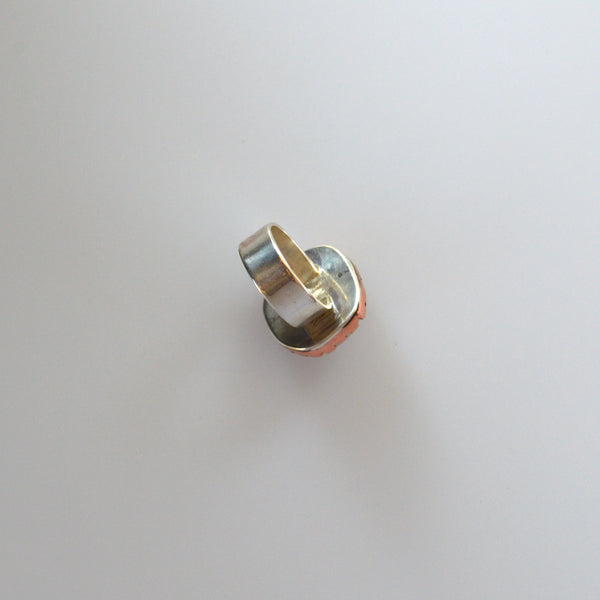 Ocean Agate Mood Ring - 7