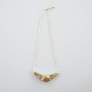 Jasper and Petrified Wood Necklace